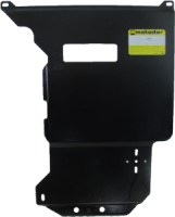 Защита КПП алюминиевая Мотодор BMW X6 (e71, E72) 2008-2010