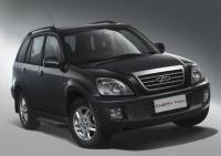Пороги алюминиевые Rival "Premium-Black" для Chery Tiggo 2006-2014