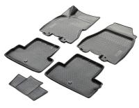 Автомобильные коврики Rival для Nissan X-Trail 5-дв. 2011-2015, полиуретан, с крепежом, с перемычкой, 5 шт., 14109002