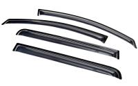 Дефлекторы боковых окон Opel Zafira B (2006-2012)(4части )(темные)