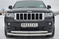 Защита переднего бампера d76/63 (дуги) JEEP Grand Cherokee 2012