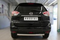 Защита заднего бампера d63 (дуга,средняя часть) NISSAN X-Trail 2015-2017