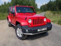 Защита передняя нижняя 60,3 мм для Jeep Wrangler 5D (3.6, JK) 2006-2018