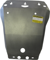 Защита картера Двигателя, Переднего дифференциала, алюминиевая Мотодор Toyota Land Cruiser Prado 150  2009-2022-