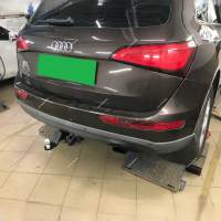 Фаркоп Leader Plus (Россия) «быстросъемный под квадрат» для Audi Q5 I «8R» (2008-2017)