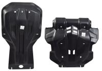 Композитная защита картера двигателя, радиатора, кпп и рк Toyota Hilux, 4X4,(2015-) 2 части