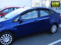 Дефлекторы боковых окон Ford Fiesta (2010-) SD (4шт.) (темн.)