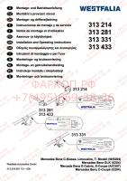 Фаркоп Westfalia для Mercedes GLK-Class x204 2008-2015