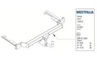 Фаркоп Westfalia для Honda CR-V 2012-