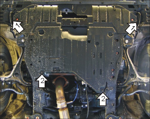 Фото Защита Motodor для картера и КПП Honda Accord (2003-2008)