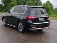 Защита задняя 76,1 мм для Infiniti QX 80 2018-