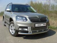 Защита передняя нижняя 60,3 мм для Skoda Yeti 2014-