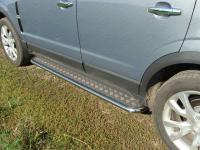 Пороги с площадкой 42,4 мм для Opel Antara 2011-