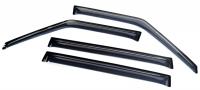 Дефлекторы боковых окон Skoda Fabia (Шкода Фабия) (хетч.) (4 дв.) (2007-) (темн.)