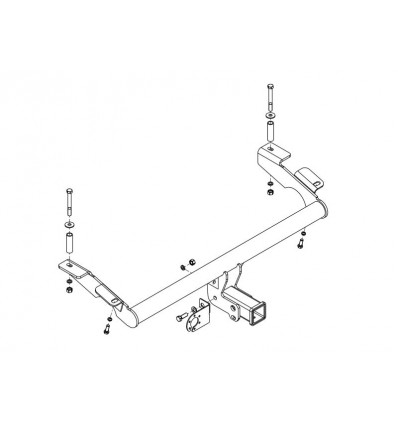 Фаркоп AvtoS «быстросъемный под квадрат» для Chevrolet Niva I (2002-2009)