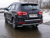Защита задняя (уголки) 42,4 мм для Haval H6 2015-