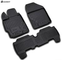 Автомобильные коврики element в салон TOYOTA Yaris 2006-2010 3 шт. (полиуретан)