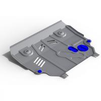 Защита картера и КПП Rival для Lexus NX 300h 2014-2017, алюминий 4 мм, с крепежом, 333.3206.1