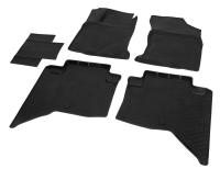 Автомобильные коврики Rival для Toyota Hilux 2015-н.в., полиуретан, с крепежом, с перемычкой, 5 шт., 15708001