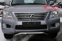 Решетка передняя мини d 60 низкая без перемычки Lexus LX 570 2007-2011