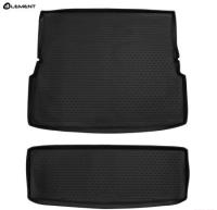 Автомобильный коврик element в багажник INFINITI QX56 2004-2010, 2 шт. (полиуретан)
