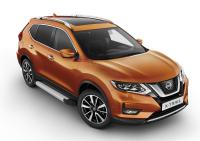 Порог-площадка "Silver"  Nissan X-Trail 2013-2018-
