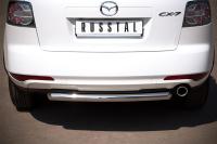 Защита заднего бампера d63 MAZDA CX-7 2010-2013
