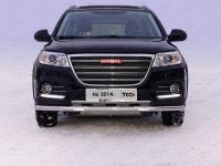 Защита передняя нижняя (с ДХО) 60,3 мм для Haval H6 2015-
