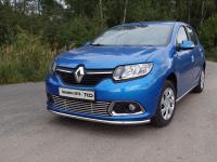 Решётка радиатора нижняя 12 мм для Renault Sandero (5S) 2014-2018