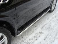 Защита порогов 42,4 мм для Infiniti QX 80 2014-2018