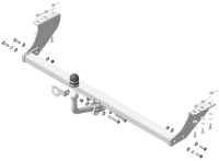 Фаркоп Мотодор на Toyota Noah/Voxy 2014-2021 (полностью оцинкован)