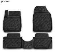 Автомобильные коврики element в салон FORD Fiesta 2008-2011 4 шт. (полиуретан)