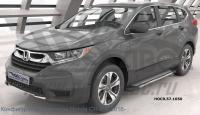 Пороги алюминиевые (Topaz) Honda CR-V (V 2017-)
