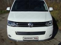Решетка радиатора 12 мм для Volkswagen Multivan (T5) 2010-2015