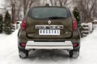 Защита заднего бампера d75х42 (дуга) RENAULT Duster 2015-