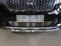 Решётка радиатора нижняя 16 мм для Kia Sorento Prime 2018-