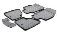 Автомобильные коврики Rival для Opel Astra H седан 2004-2012, полиуретан, с крепежом, с перемычкой, 5 шт., 14202002
