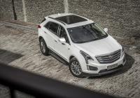 Пороги алюминиевые Rival "Black" для Cadillac XT5 2017-