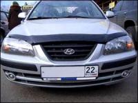 Дефлектор капота Hyundai Elantra (2003-2006) (темный)
