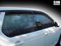 Дефлекторы боковых окон Land Rover Discovery Sport (2015-) (4шт.) (темн.)