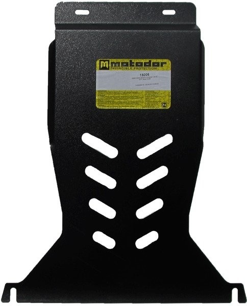 Фото Защита Motodor для картера и кпп (две части) Lexus IS (акпп) (2005-2008) (задний привод)