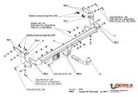 Фаркоп Imiola для Peugeot 207 универсал 2007-