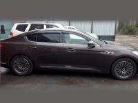 Дефлекторы боковых окон Kia Quoris (2012-) (4шт.) (темн.)