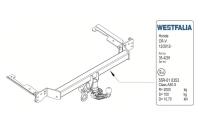Фаркоп Westfalia для Honda CR-V 2012-