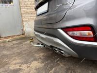 Фаркоп Мотодор с оцинкованным шаром на Hyundai Santa Fé IV 2018-