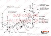 Фаркоп Imiola для Daewoo Nubira универсал 1997-2002