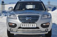 Защита переднего бампера d76/42 (дуга) LIFAN X60 2011-2016