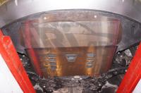 Защита картера двигателя и кпп Kia Sorento Prime (Киа Соренто) (2015-), усиленная