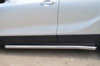 Пороги труба d63 (вариант 2) OPEL MOKKA 2013-