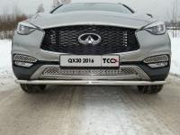 Защита передняя (нижняя) 42,4 мм для Infiniti QX 30 2016-
